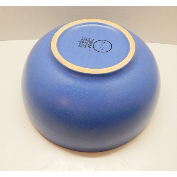 Dansk Mesa Sky Blue Mixing Pasta Serving Bowl Portugal Stoneware 10 Inch - Picture 9 of 11